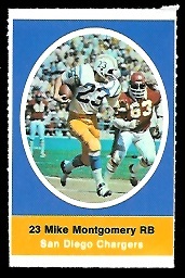 1972 Sunoco Stamps      562     Mike Montgomery